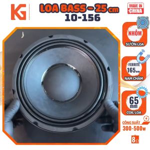 Loa Bass 25cm - Từ Loa: 156mm | Coil Loa: 65mm - Mã LGK: 10-156