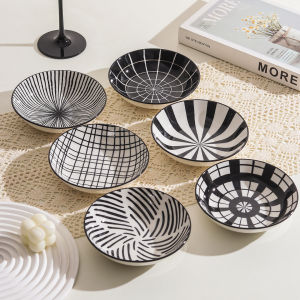 GOIF | Dĩa Nước Chấm Sứ Dưới Men Phong Cách Hepburn 5 Inch
