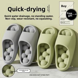 MONLEYTA | Anti-Slip Anti-Odor Water-Draining Bath Slippers for Summer Indoor Use