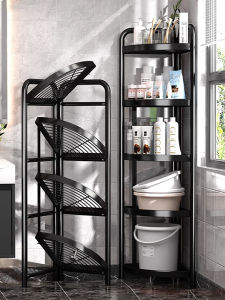 TIJU | Floor-mounted Corner Triangle Storage Rack