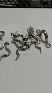 10pcs 304 Stainless Steel Boat Pad Eye M5 Ceiling Hook Kayak Eye Plate Pad Eye Strap For Boat Door Handle