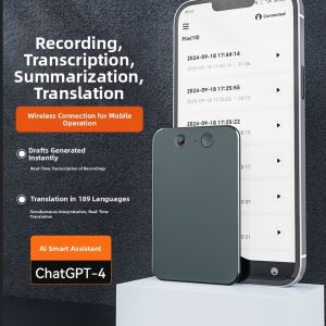 JNN | Smart AI Recording Card Pen Professional Meeting Record Summary Transcription
