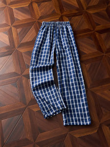 OUMULONG | American Bubbling Fabric Cool Feeling Leisure Pants