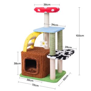 zeze | Space-saving All-Seasons Cat Tree