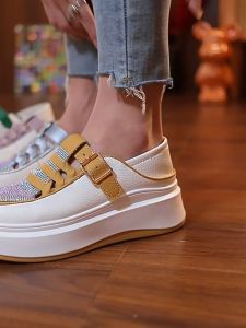 GRATIS BOX Sepatu Wanita Casual Tinggi Model Mewah Modern Shoes Import - 0337