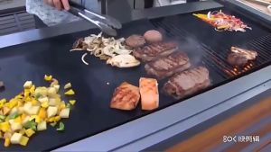 Reusable BBQ Grill Baking Mat Non-stick Cooking Sheet Heat-Resistant Mat