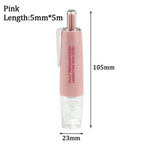 Colorful 360° Rotatable Correction tape Press Type 5M Replaceable Refill School Office Supply