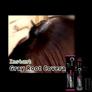 EELHOE Disposable Plant Hair Stick Washable Without Damaging Hair Black And Brown Hair Color