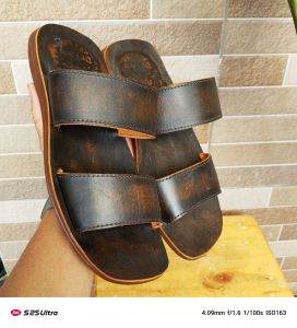 SENDAL PULL KULIT SAPI ASLI JEANS BAN 2