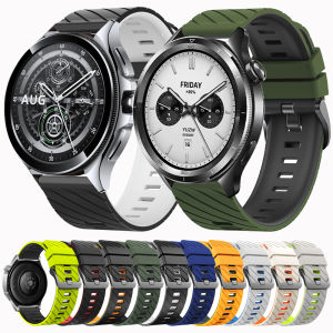 22mm Silicone Strap For Xiaomi Watch S4 Sport Band Mi Watch 2 Pro/S3/S1 Active/color 2 Bracelet Belt For Amazfit BALANCE 2 GTR 4