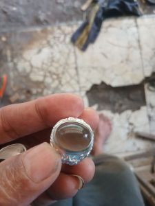 batu akik solar padang siap pakai ring alpaka hongkong