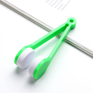 Multifunctional Portable Glasses Cleaning Rub Eyeglass Sunglasses Spectacles Microfiber Cleaner Brushes Wiping Tools Mini1Pcs