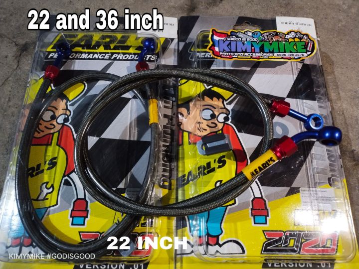 earls brake hose front and rear. raider 150 / sniper 150 Lazada PH