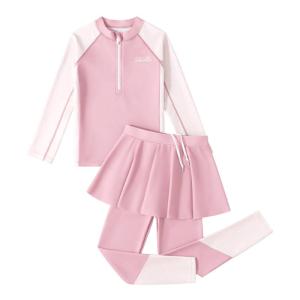 YUKE | New Girls Swimwear Set Long Sleeve Long Pants Separate