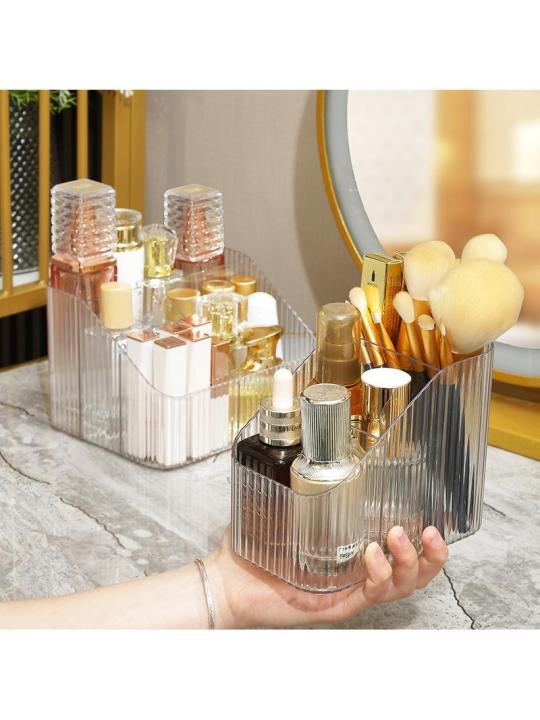 Japanese Style Cosmetic Organizer Brush Holder Elegant Luxury Feeling Women's Classic Skirt Storage Box Desktop Makeup Arrangement