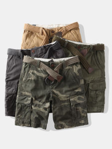 yzgf | Summer Camo Multi-Pocket Straight Loose Casual Shorts