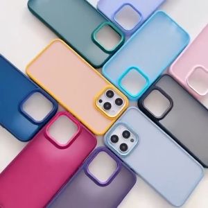 983 Matte Crome Lens Case for Samsung A06 A15 A16 A35 A55 Casing Cover