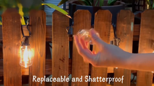 LED Outdoor Solar Waterproof Light ST38 String Light เชิงพาณิชย์ปาร์ตี้ไฟปาร์ตี้ไฟสตริงไฟสำหรับลานบ้านวันหยุดงานแต่งงานวันคริสต์มาสไฟคริสต์มาส, Edison หลอดไฟอุ ชุดไฟปิงปอง ไฟประดับตกแต่ง ไฟห้อยระย้าโซล่าเซลล์