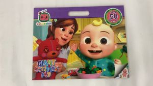 CoComelon Colouring Activity Book Giant Pad With 50 Stickers for Kids