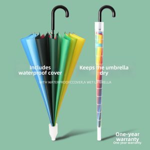 JINLANSHENG | Rainproof Double Capacity Auto Long Handle Umbrella 16 Ribs