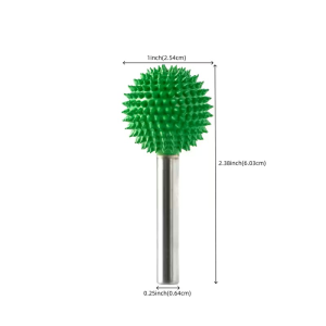 Extreme Coarse Sphere Rotary Burr Ball Shape Rotary Rasp bit for Wood carving-fit Bosch Foredom DeWalt- Sphere 1/4" Head Diamete