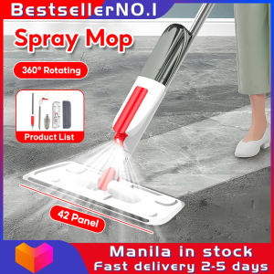 Bestseller Spray Mop 360° Rotatable Floor Mop with Spinner Head Flat Cleaner Microfiber Cloth Household Cleaning
