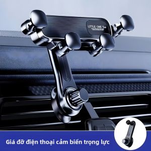 MONLEYTA | Giá đỡ điện thoại di động gắn trên ô tô chắc chắn dễ lấy giá đỡ quạt gió xe hơi đa năng thiết kế hiện đại sang trọng