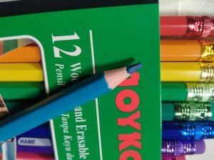 Pensil Warna Joyko CP 109 12 Warna Panjang Bisa Di Hapus