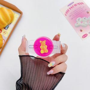 Purple Bear Shaped Mobile Phone Stand Magnetic Absorption Bubble Shockproof Sticker Replacement BITCED Brand Digital Accessory