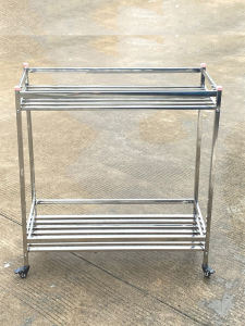 2-tier Mobile Suitable for Orchids Flower Stand