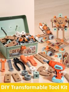 Child DIY Assembly Screwdriver Drill Tool Toy Set