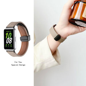 For Samsung Galaxy Watch Fit 3 Smart WatchBand Stainless Steel Magnetic Buckle Watch Strap