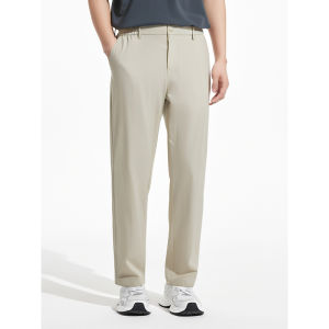 Hotwind | Black Summer Straight Fit Mens Trousers
