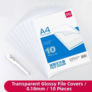 deli | Transparent File Folder Single Page A4 Document Organizer
