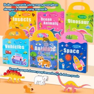 Buku Aktivitas Anak Stiker Magnetik Premium Magnetic Sticker Book