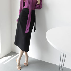 Slimming High Waist Asymmetrical Commute Friendly Versatile Personality Long Skirt MZOMXO Advanced Sense Half Body Skirt