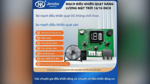 Bo Mạch Điều Khiển Quạt DC Không Chổi Than 14 Inch 16 Inch – Vỉ Mạch Chủ Quạt Năng Lượng Mặt Trờ