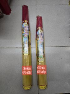 (loại 1) Nhang Thời Gian 2 giờ 60cm 3 giờ 80cm 91 Cây không mùi