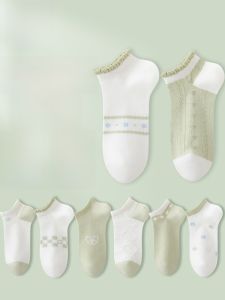 Tất thuyền cotton nữ MiiOW Cat Person mỏng chống trượt chống mùi thoáng khí - mùa hè