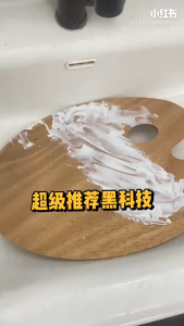 Bảng gỗ khay gỗ pha màu sơn loại hàng cao cấp dành cho họa sĩ