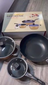 5-piece set of non stick pans universal kitchen utensils for induction cookers/gas stoves