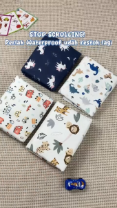 BABYLEON Perlak Bayi Matras Perlak Bayi BolakBalik BGS-03-10 SP-022-PL Alas Tidur Bayi Waterproof Perlengkapan Tidur Bayi