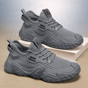 Breathable Lightweight Soft-Soled Mens Sneakers