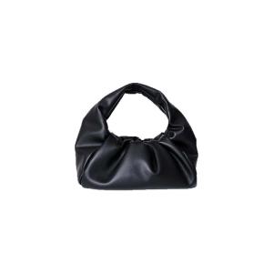 Genuine Leather Handbag Shoulder Bag Folded Design Underarm Bag Cloud Shape Soft British Style Casual Purse for Young Adults