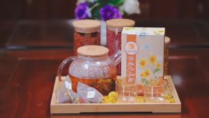 Trà hoa cúc gạo lứt Quê Việt - Hỗ trợ giảm cân an toàn thanh nhiệt ngủ ngon điều hoà huyết áp 600gr