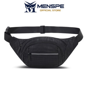MENSPE Waist Bag Chest Bag Crossbody Chest Bag Multi-Functional Fitness Bag Small Waist Pouch Waterproof Wear-Resistant Waist Bag with Adjustable Strap for Workout Running