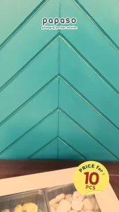 Dus Dos Box Kotak Roti Kue 25x25x7.5cm Window Kraft Full Laminating 1 Sisi SB-25-WINDOW