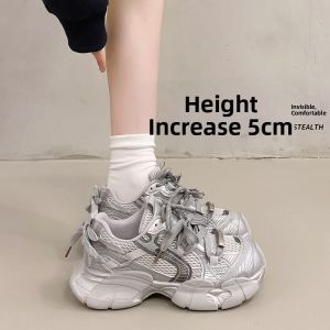SHIYAN | Big Toe Thick Sole Breathable Wide Fit Height Increasing Womens Shoes