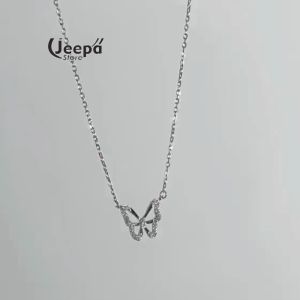 Kalung Kupu Mini Rantai Choker Perhiasan Fashion Wanita Cantik Simple Kekinian Terbaru
