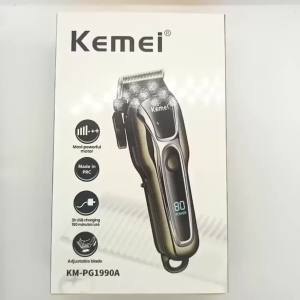 Kemei | Tông Đơ Cắt Tóc Nam Kemei KM-PG1990A Tông Đơ Cắt Tóc Điện Chuyên Nghiệp Không Dây Có Thể Sạc Lại Bằng USB Với Nhiều Cài Đặt Độ Dài